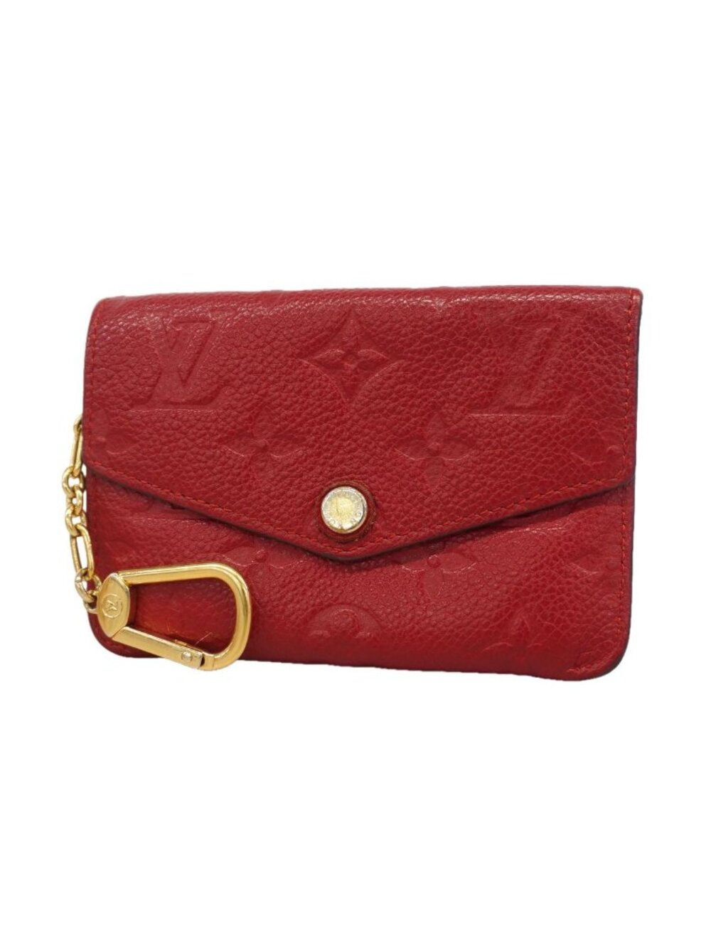 Louis Vuitton Coin Purse Monogram Empreinte Pochette Cles Cerise